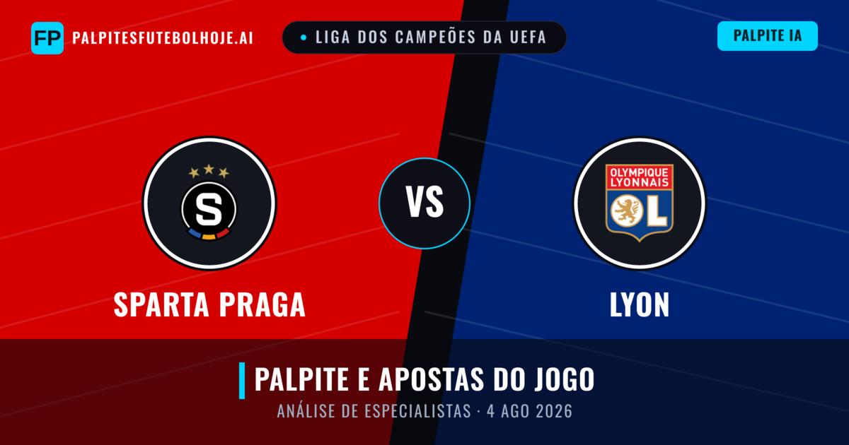 Sparta Praga vs Lyon — prognóstico e prévia do jogo