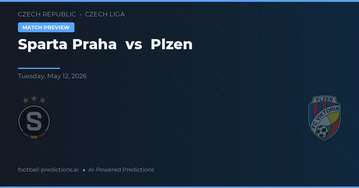 Sparta Praga vs Plzen — prognóstico e prévia do jogo