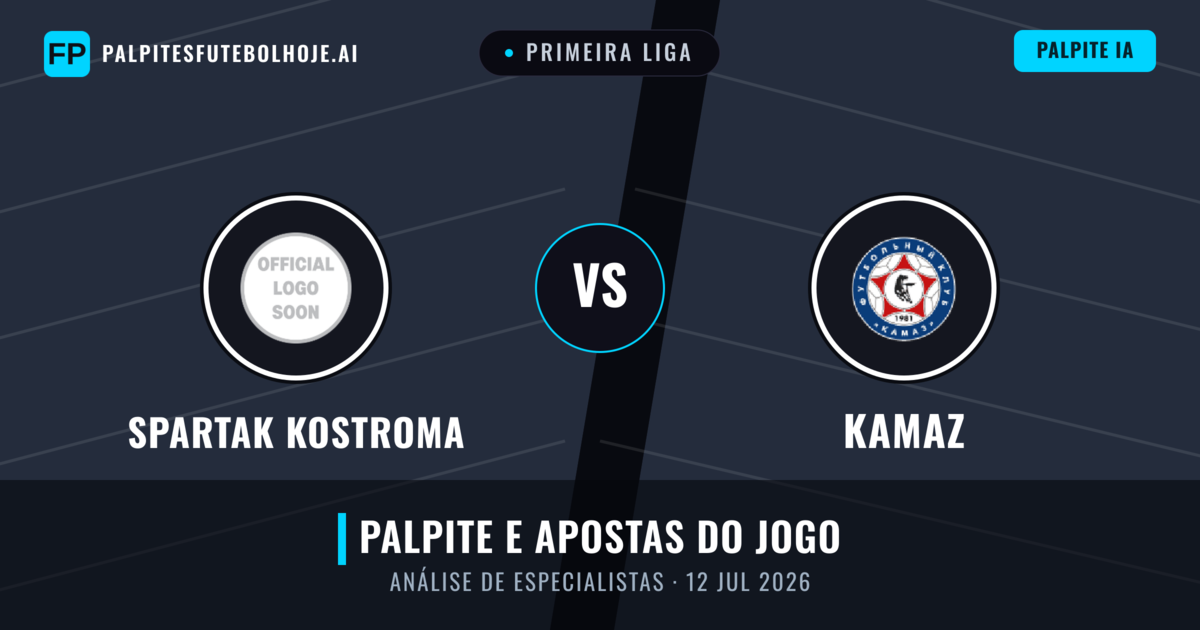 Spartak Kostroma vs KAMAZ — prognóstico e prévia do jogo