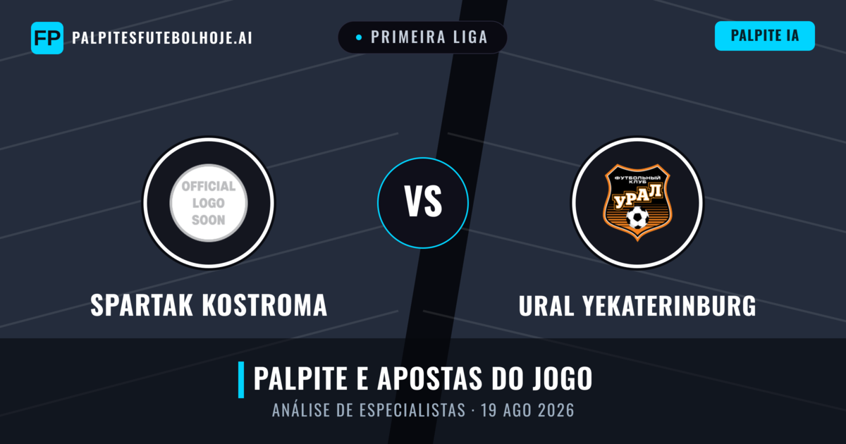 Spartak Kostroma vs Ural Yekaterinburg — prognóstico e prévia do jogo