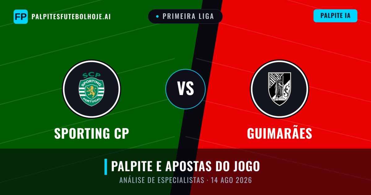 Sporting CP vs Guimarães — prognóstico e prévia do jogo