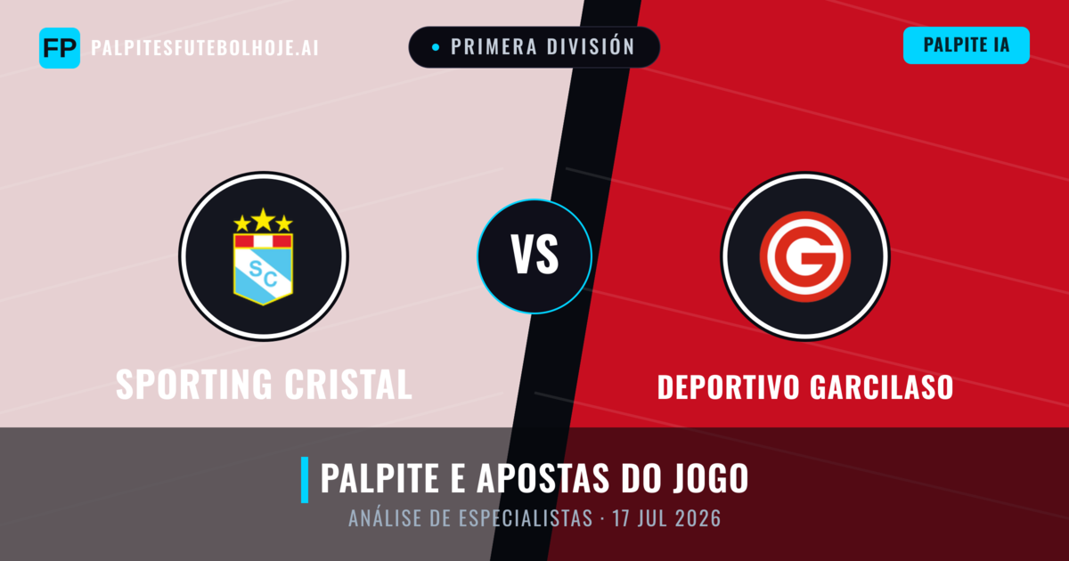 Sporting Cristal vs Deportivo Garcilaso — prognóstico e prévia do jogo