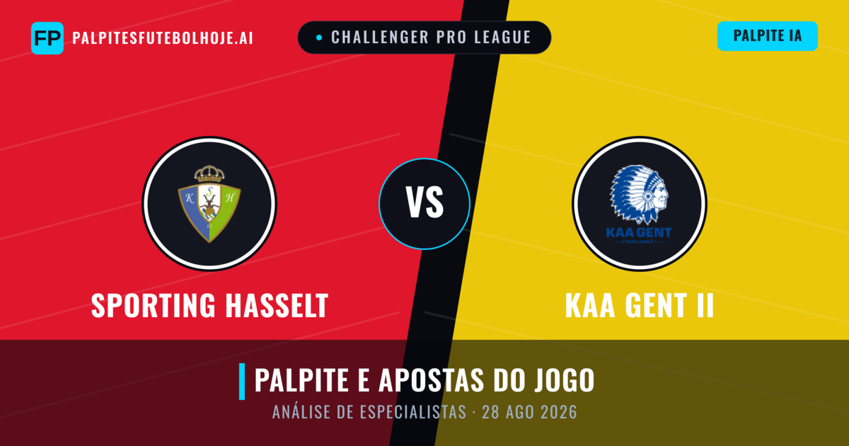 Sporting Hasselt vs KAA Gent II — prognóstico e prévia do jogo