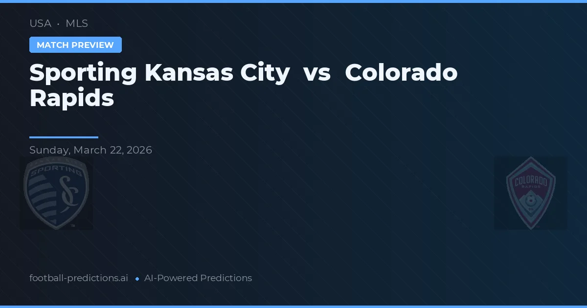Sporting Kansas City vs Colorado Rapids — prognóstico e prévia do jogo