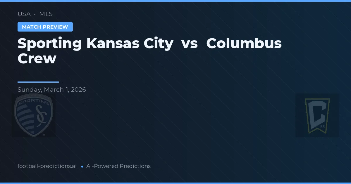 Sporting Kansas City vs Columbus Crew — prognóstico e prévia do jogo