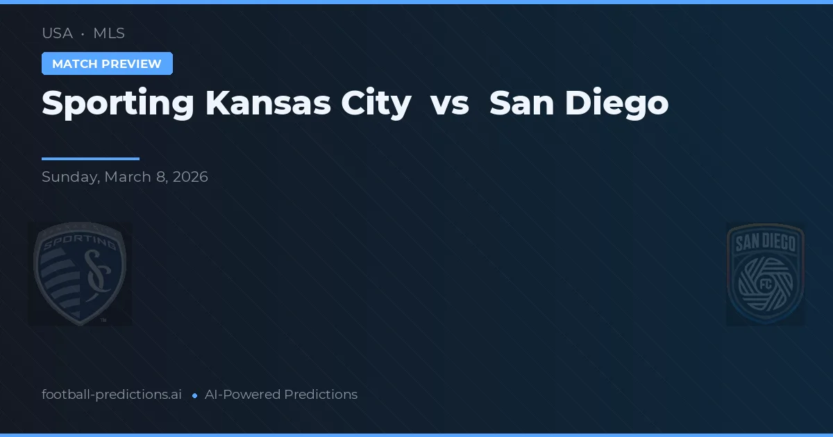 Sporting Kansas City vs San Diego — prognóstico e prévia do jogo