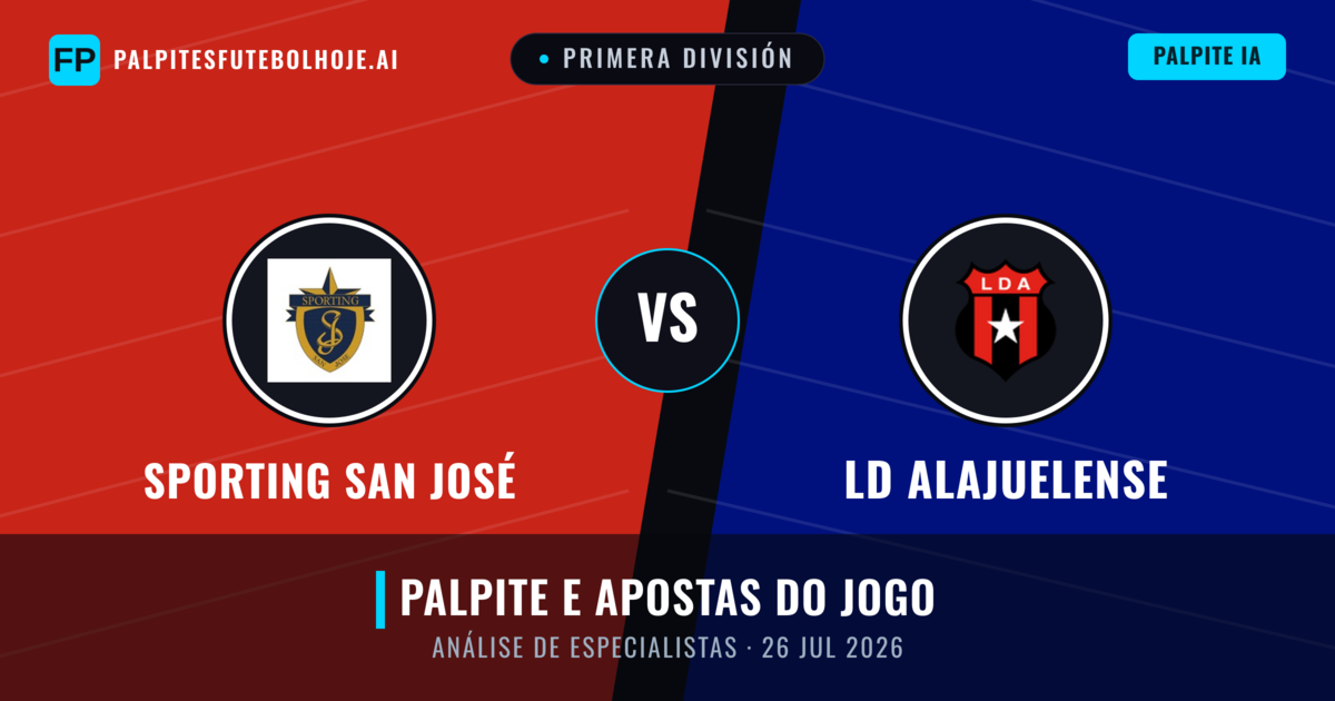 Sporting San José vs LD Alajuelense — prognóstico e prévia do jogo