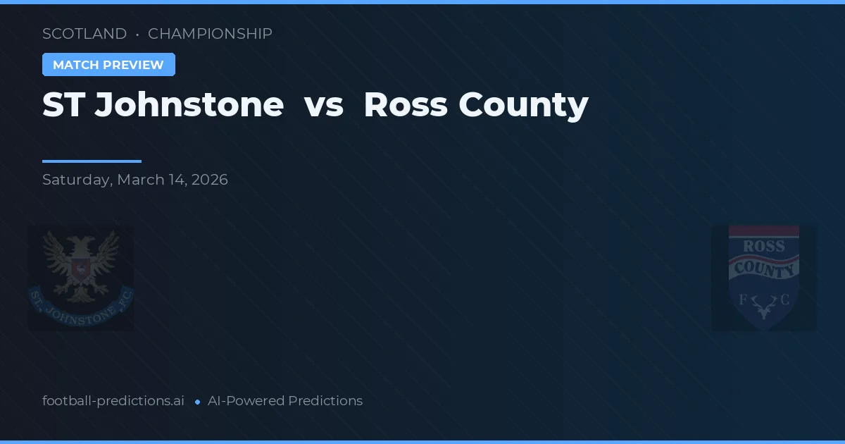St. Johnstone vs Ross County — prognóstico e prévia do jogo