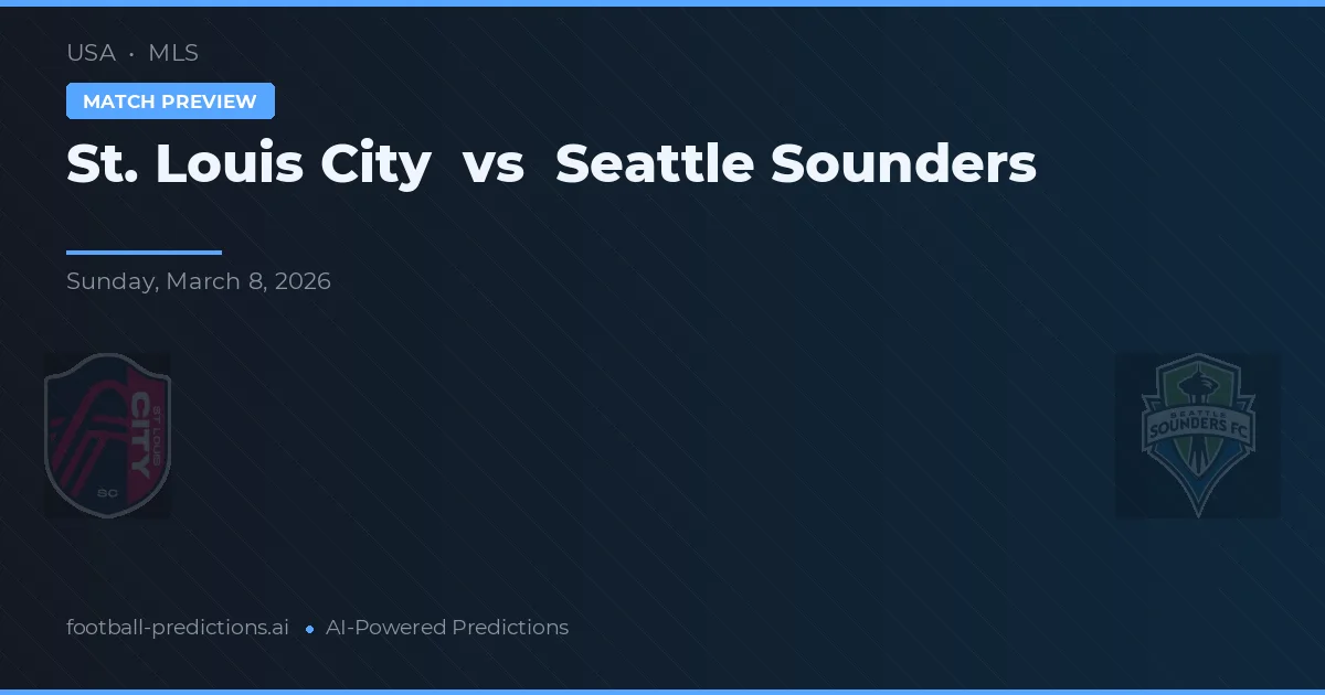 St. Louis City vs Seattle Sounders — prognóstico e prévia do jogo
