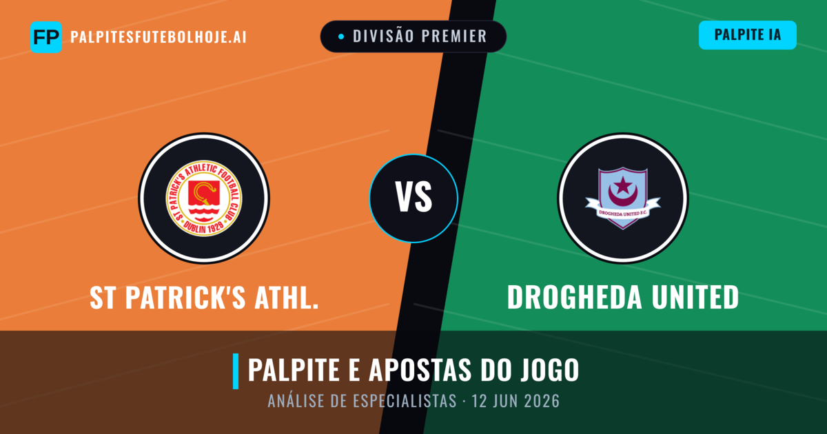 St Patrick's Athl. vs Drogheda United — prognóstico e prévia do jogo