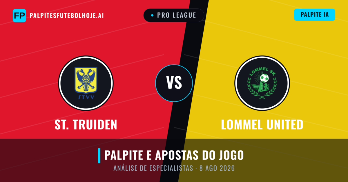 St. Truiden vs Lommel United — prognóstico e prévia do jogo