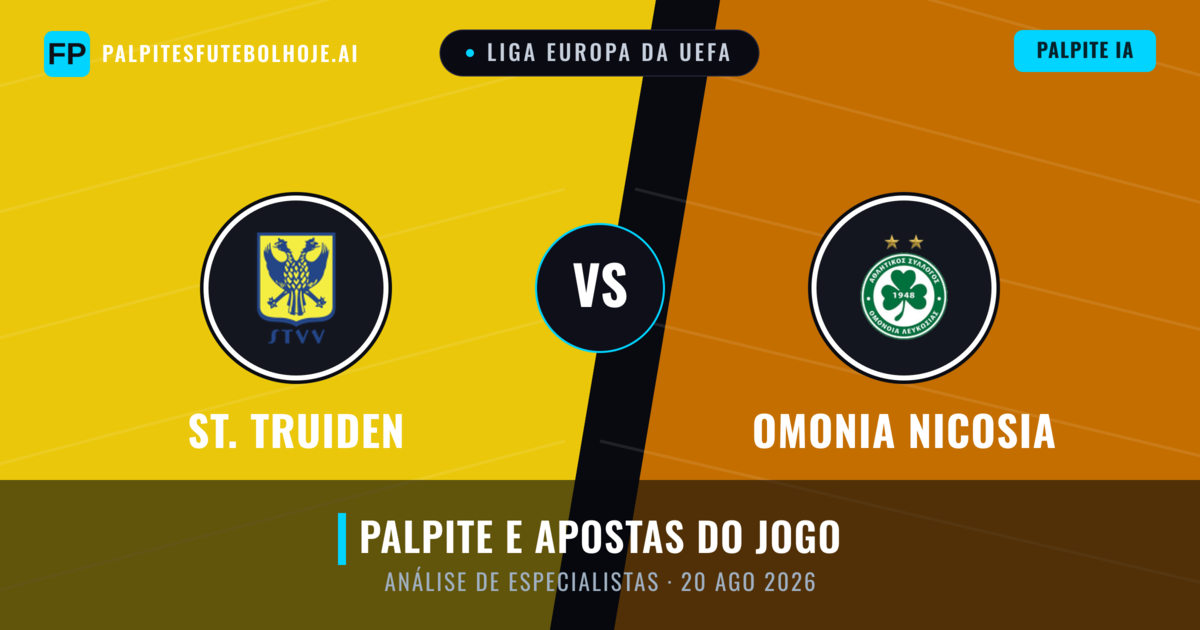 St. Truiden vs Omonia Nicosia — prognóstico e prévia do jogo
