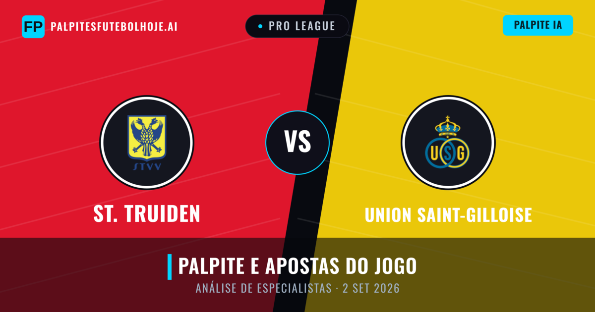 St. Truiden vs Union Saint-Gilloise — prognóstico e prévia do jogo