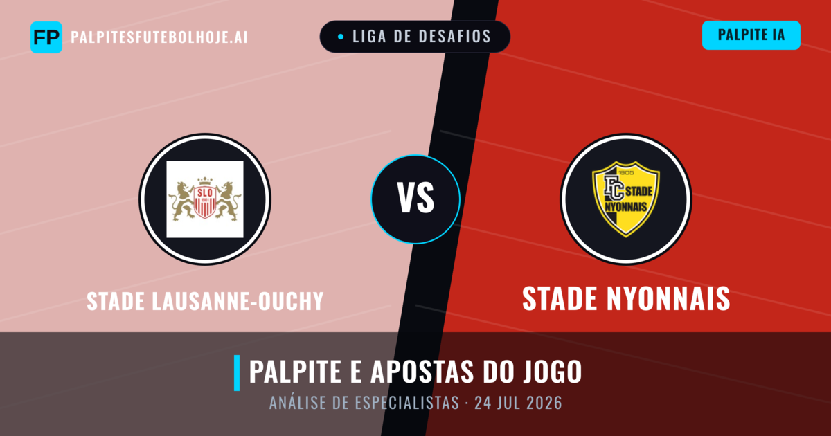 Stade Lausanne-Ouchy vs Stade Nyonnais — prognóstico e prévia do jogo