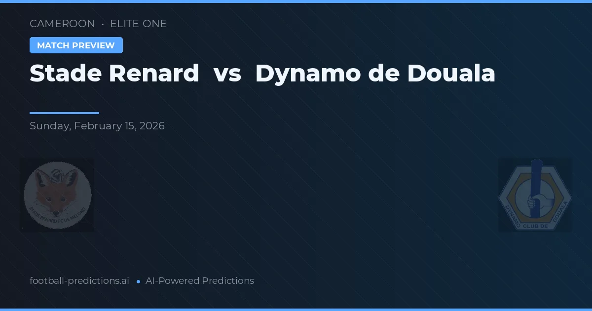 Stade Renard vs Dynamo de Douala — prognóstico e prévia do jogo
