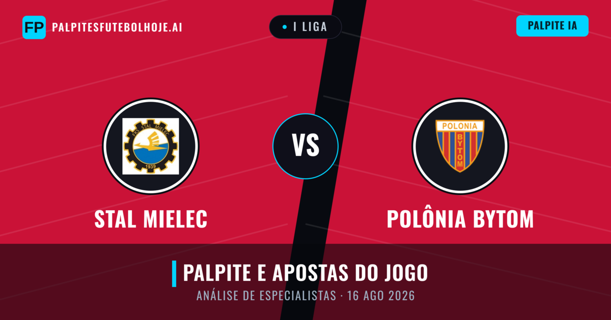 Stal Mielec vs Polônia Bytom — prognóstico e prévia do jogo