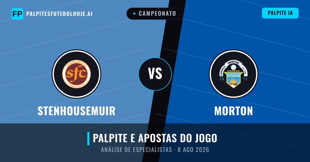 Stenhousemuir vs Morton — prognóstico e prévia do jogo