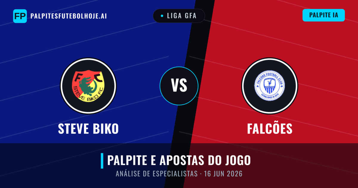 Steve Biko vs Falcões — prognóstico e prévia do jogo