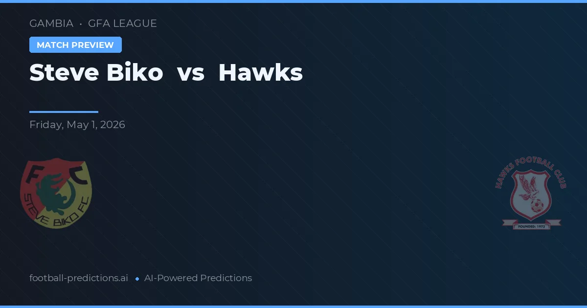 Steve Biko vs Hawks — prognóstico e prévia do jogo
