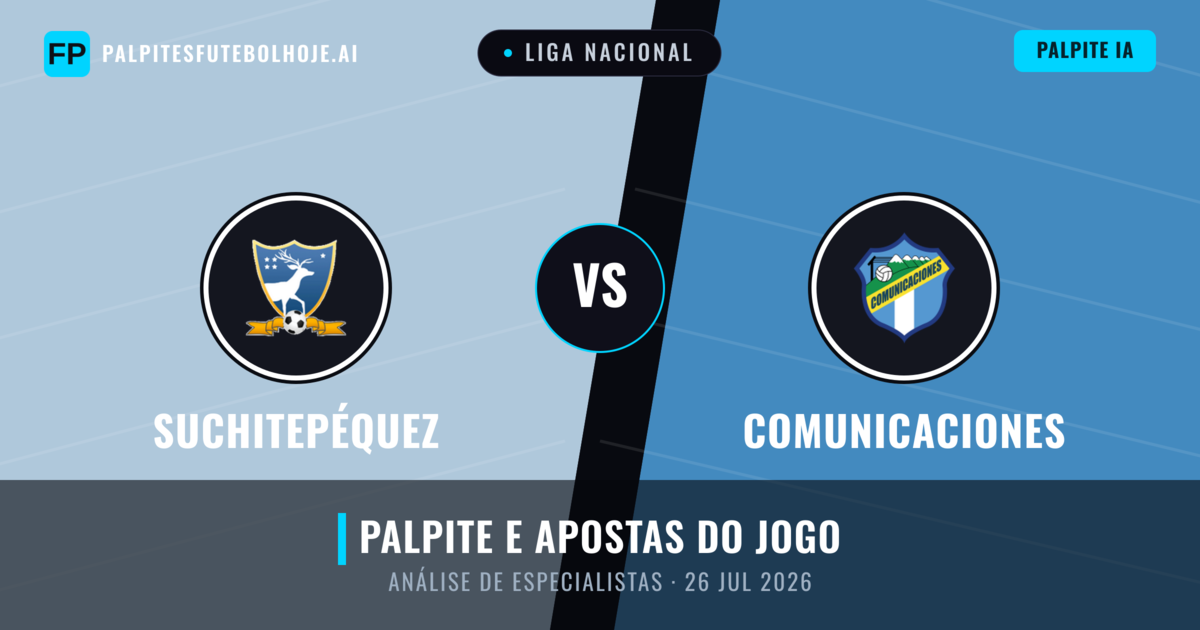 Suchitepéquez vs Comunicaciones — prognóstico e prévia do jogo