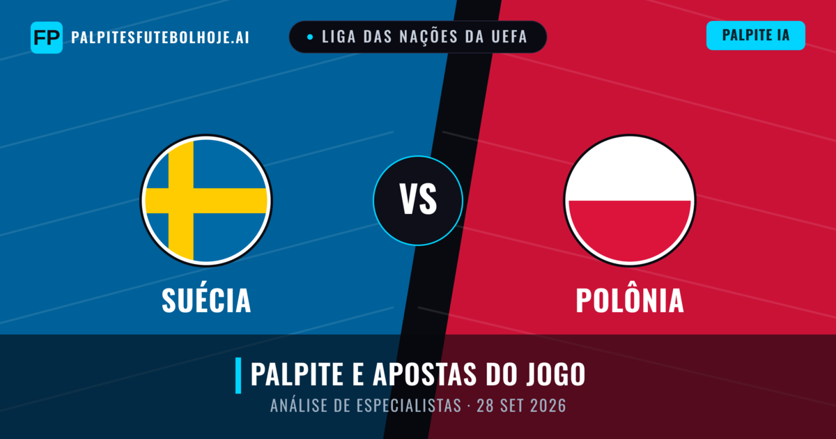 Suécia vs Polônia — prognóstico e prévia do jogo
