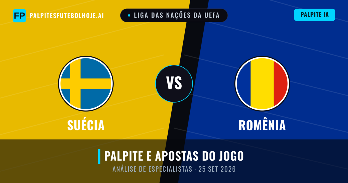Suécia vs Romênia — prognóstico e prévia do jogo