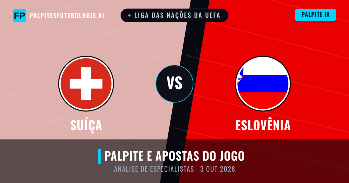 Suíça vs Eslovênia — prognóstico e prévia do jogo