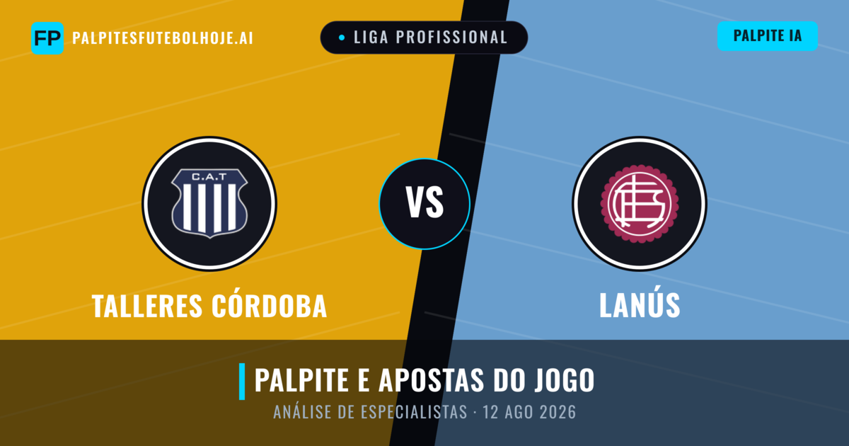Talleres Córdoba vs Lanús — prognóstico e prévia do jogo