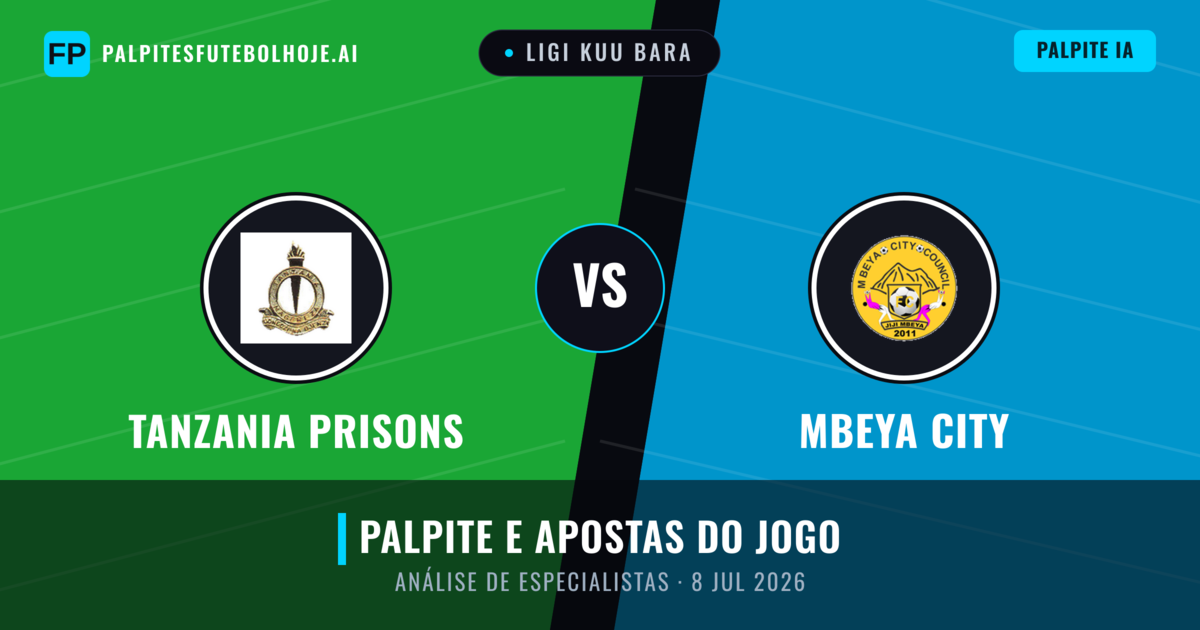 Tanzania Prisons vs Mbeya City — prognóstico e prévia do jogo
