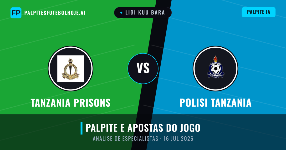 Tanzania Prisons vs Polisi Tanzania — prognóstico e prévia do jogo