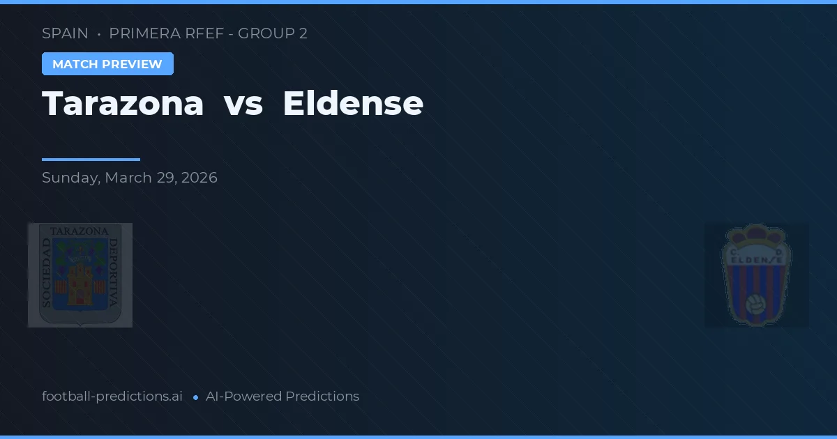 Tarazona vs Eldense — prognóstico e prévia do jogo