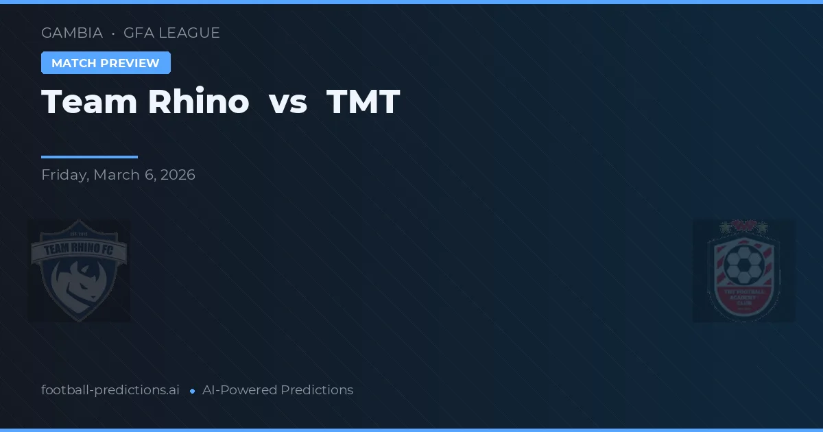 Team Rhino vs TMT — prognóstico e prévia do jogo