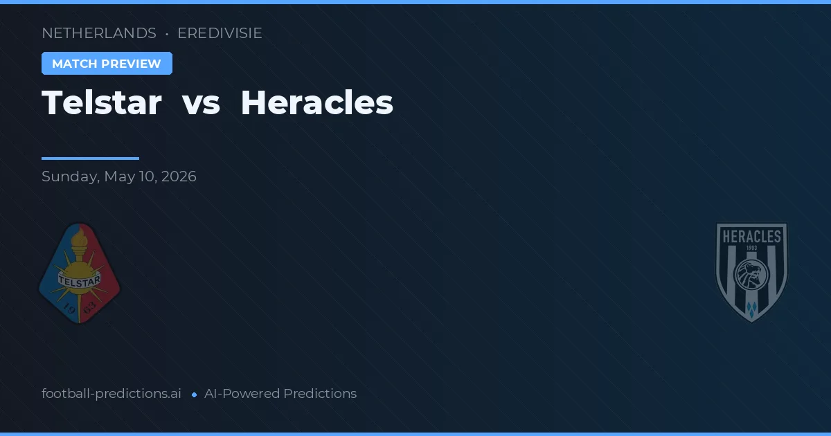 Telstar vs Heracles Almelo — prognóstico e prévia do jogo