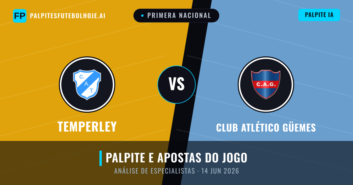 Temperley vs Club Atlético Güemes — prognóstico e prévia do jogo