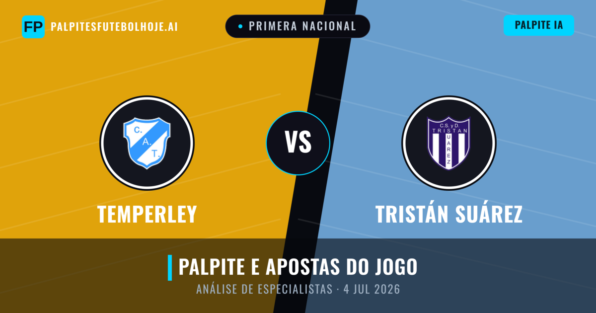 Temperley vs Tristán Suárez — prognóstico e prévia do jogo