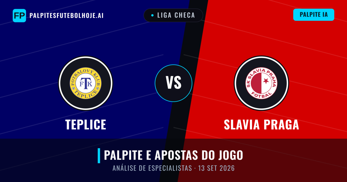 Teplice vs Slavia Praga — prognóstico e prévia do jogo