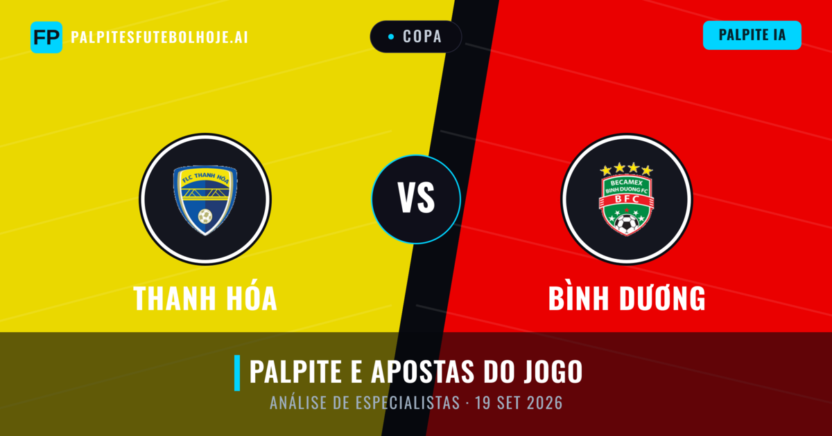 Thanh Hóa vs Bình Dương — prognóstico e prévia do jogo