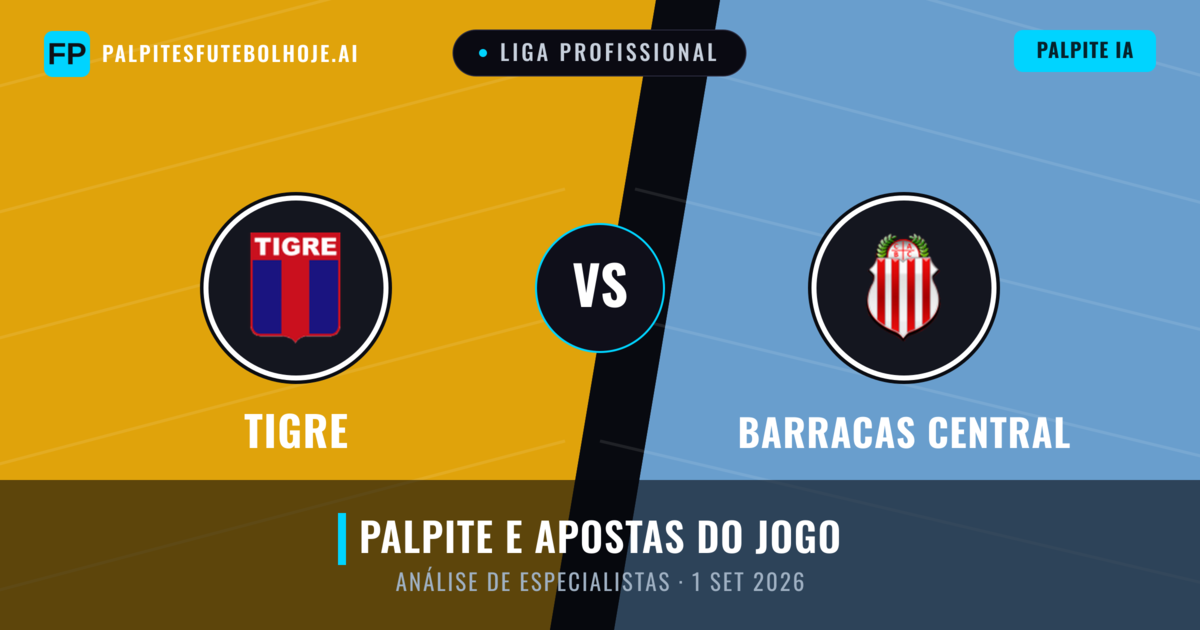 Tigre vs Barracas Central — prognóstico e prévia do jogo