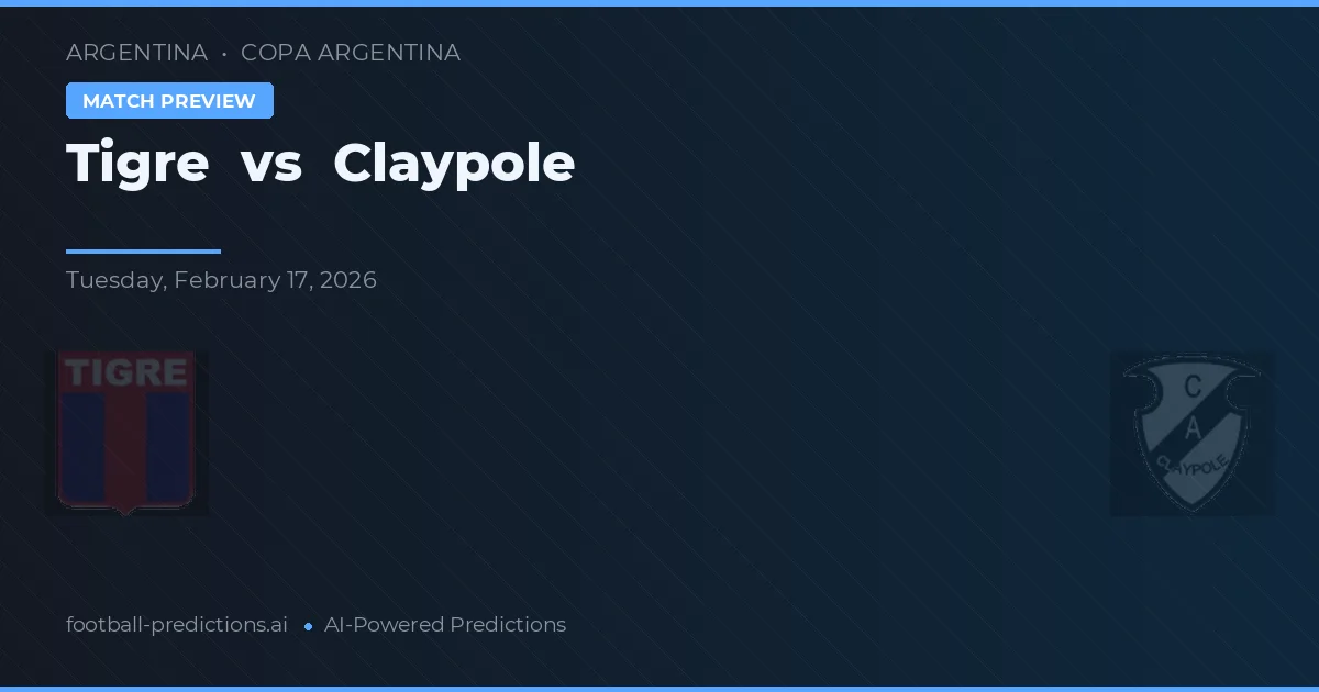 Tigre vs Claypole — prognóstico e prévia do jogo