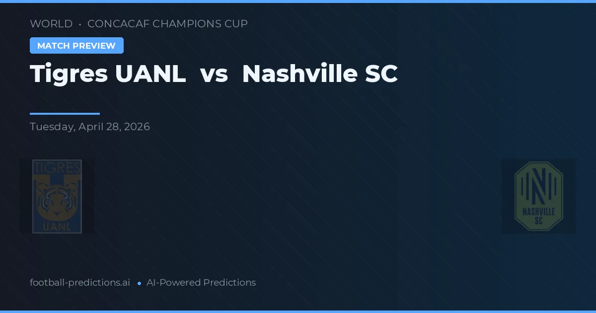 Tigres UANL vs Nashville SC — prognóstico e prévia do jogo