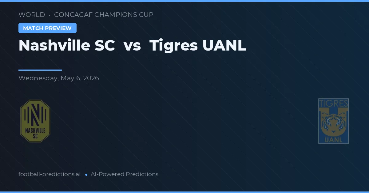 Nashville SC vs Tigres UANL — prognóstico e prévia do jogo