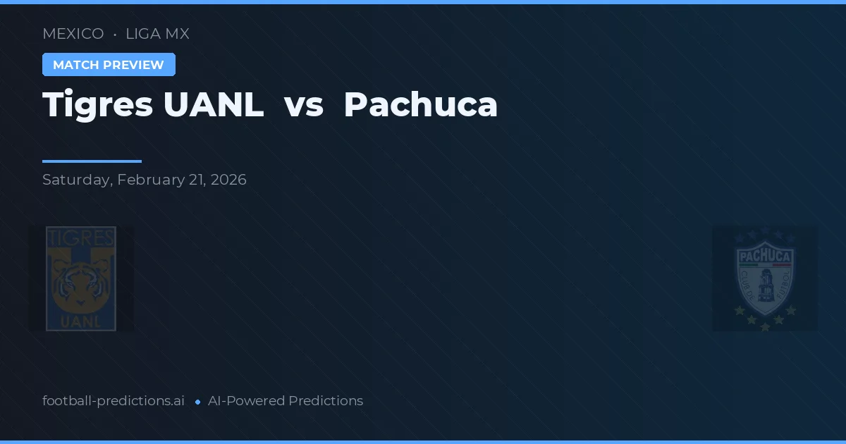 Tigres UANL vs CF Pachuca — prognóstico e prévia do jogo