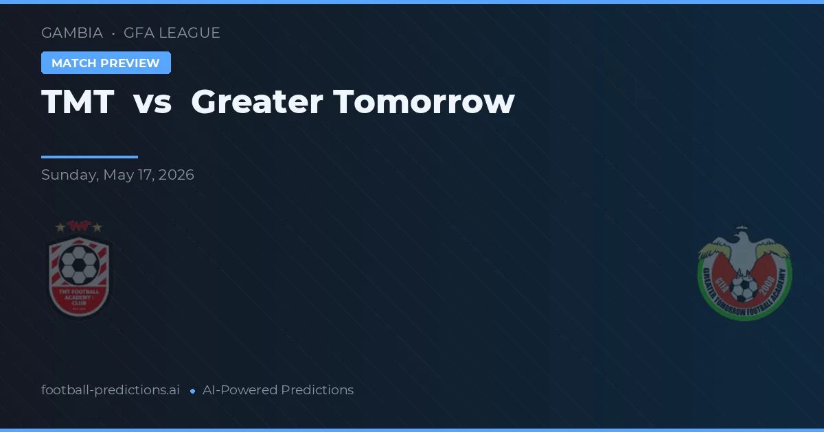 TMT vs Greater Tomorrow — prognóstico e prévia do jogo
