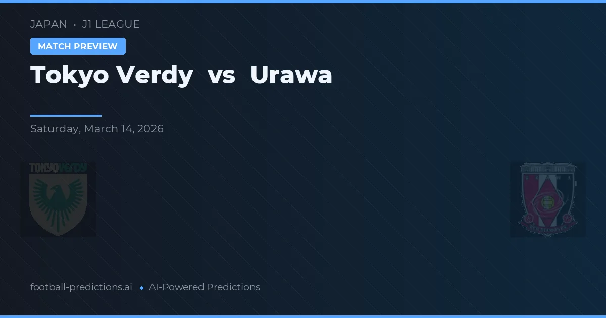 Tokyo Verdy vs Urawa Reds — prognóstico e prévia do jogo