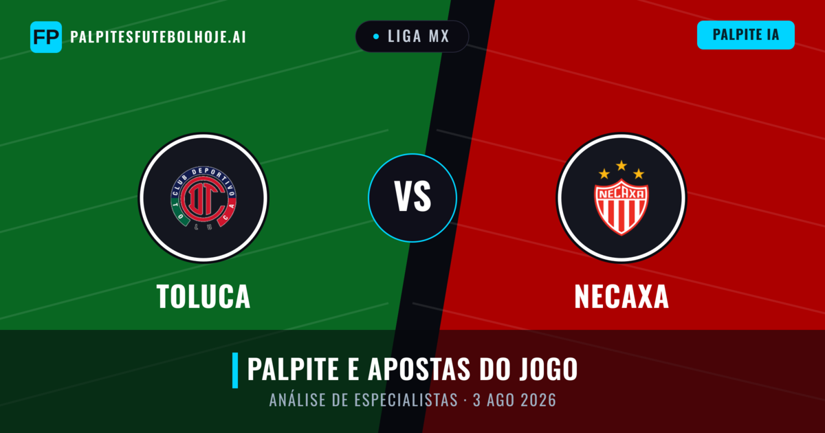 Toluca vs Necaxa — prognóstico e prévia do jogo
