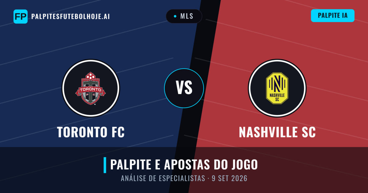 Toronto FC vs Nashville SC — prognóstico e prévia do jogo