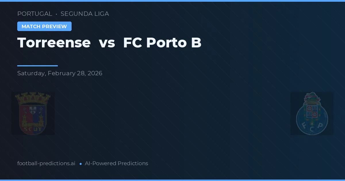 Torreense vs FC Porto B — prognóstico e prévia do jogo