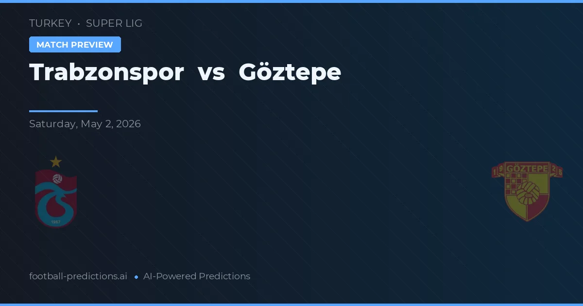 Trabzonspor vs Göztepe — prognóstico e prévia do jogo