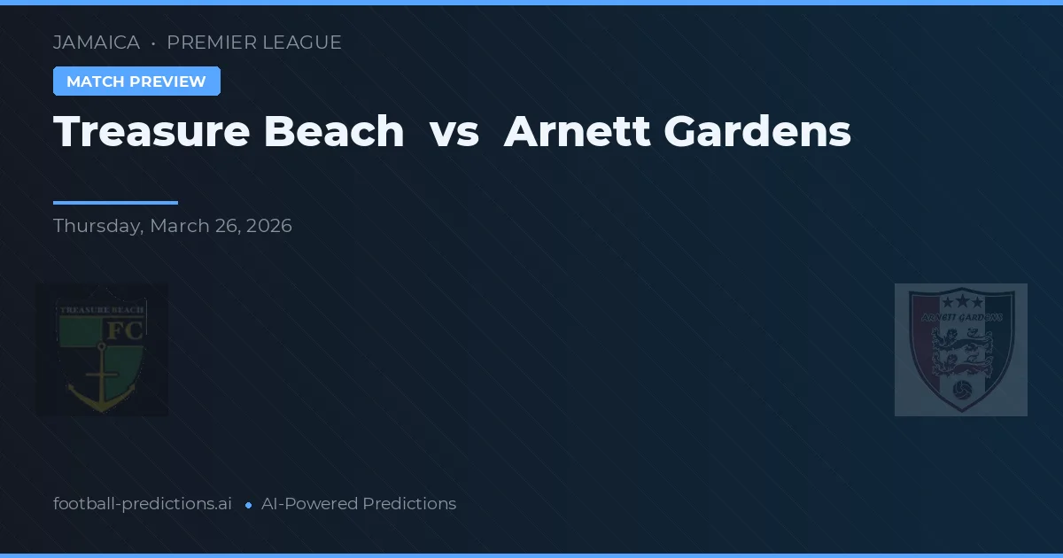 Treasure Beach vs Arnett Gardens — prognóstico e prévia do jogo