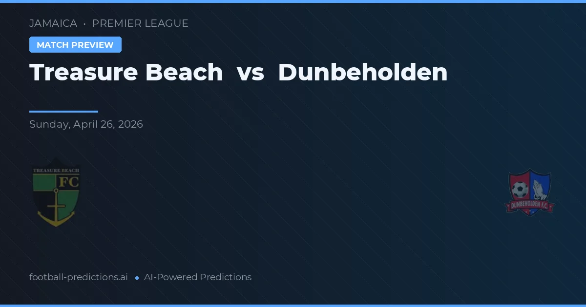 Treasure Beach vs Dunbeholden — prognóstico e prévia do jogo
